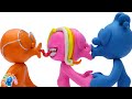 A Kiss on Both Sides - Clay Mixer Stop Motion Animation