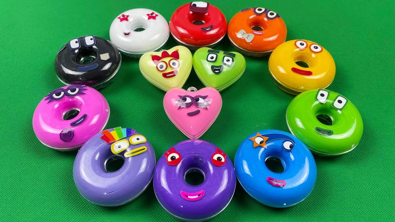 Numberblocks - Relaxing Donut “Clay” Coloring | Satisfying Video