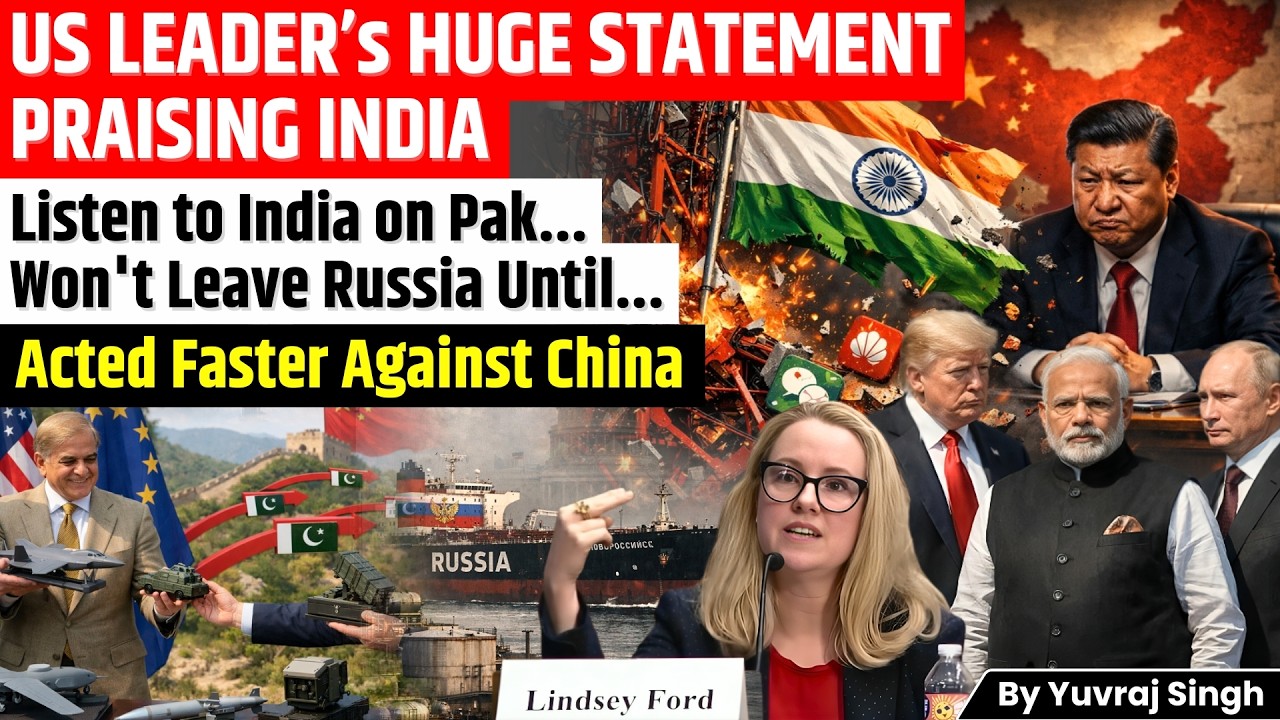 India Won’t Ditch Russia Anytime Soon | US Leader Makes Huge Statement on India,China & Pakistan