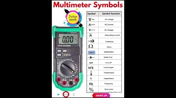 Multimeter Symbols #multimeter #electrical ##shotrs