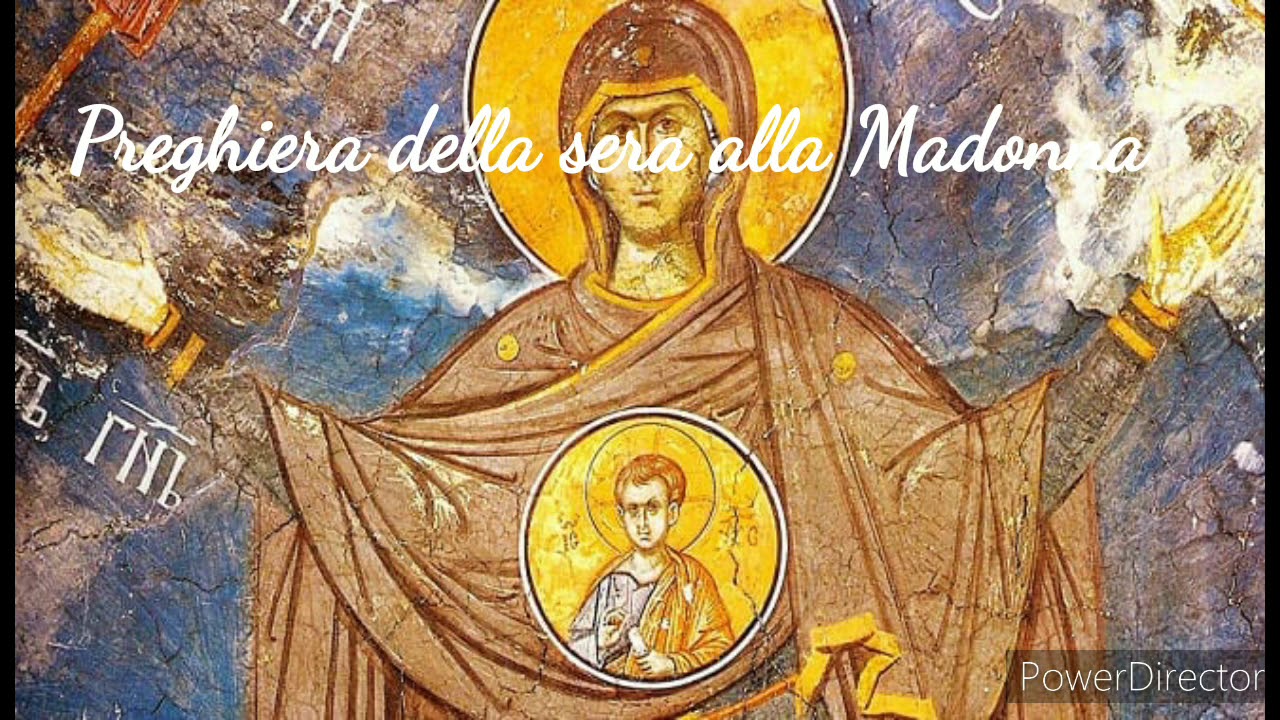 Preghiera della sera alla Madonna - YouTube
