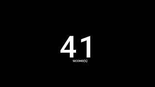 White and Black 90 Second Countdown Timer