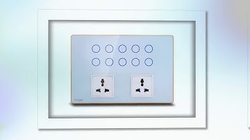 Hogar Controls Designer Extended Range Touch Switch Panels -WiHOME