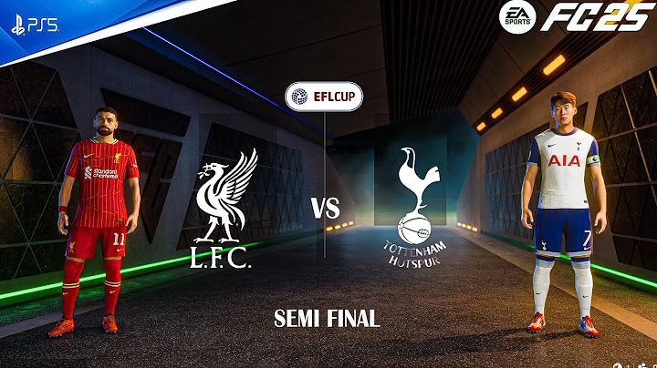 FC 25 - Liverpool Vs Tottenham - Ft.Salah,Son | EFL Cup 24/25 Semi Final | PS5™ [4K60]