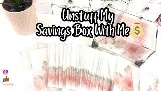 Unstuff My $5,500 Savings Challenge 💰 | Cash Envelope Unstuffing | Budget With Lizzy