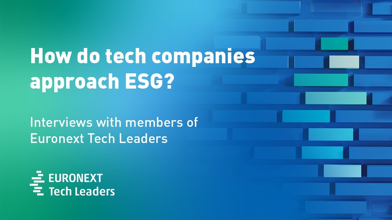 How do tech companies approach ESG? YouTube