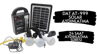 DAT AT-999 SOLAR AYDINLATMA SİSTEMİ DETAYLI İNCELEME VE AYDINLATMA TESTİ