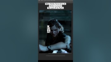 Photoshop Ai completes: The Last of Us Part 2 Cover Art [Generative Fill] #generativeai