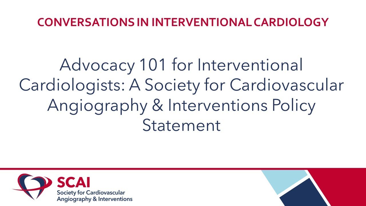 Conversations in Interventional Cardiology: Advocacy 101 - YouTube