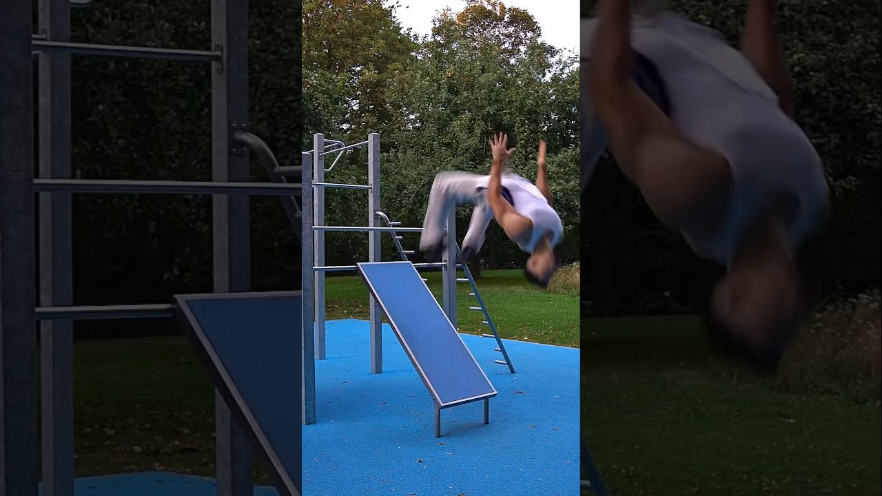 Calisthenics park fun. 🤸🏽‍♂️🌳 