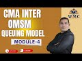 APPLICATION OF OPERATION RESEARCH | MODULE-4 | QUEUING MODEL| CMA Inter OMSM | "Class 2"