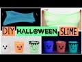 DIY Liquid Mini Halloween Slime - GLOW IN THE DARK