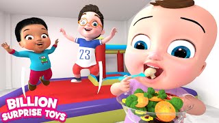 Video thumbnail of "Good Vegetable Song - BillionSurpriseToys Nursery Rhymes, Kids Songs"