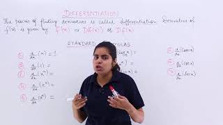 Class 12th – Standard Formulas | Continuity and Differentiability | Tutorials Point