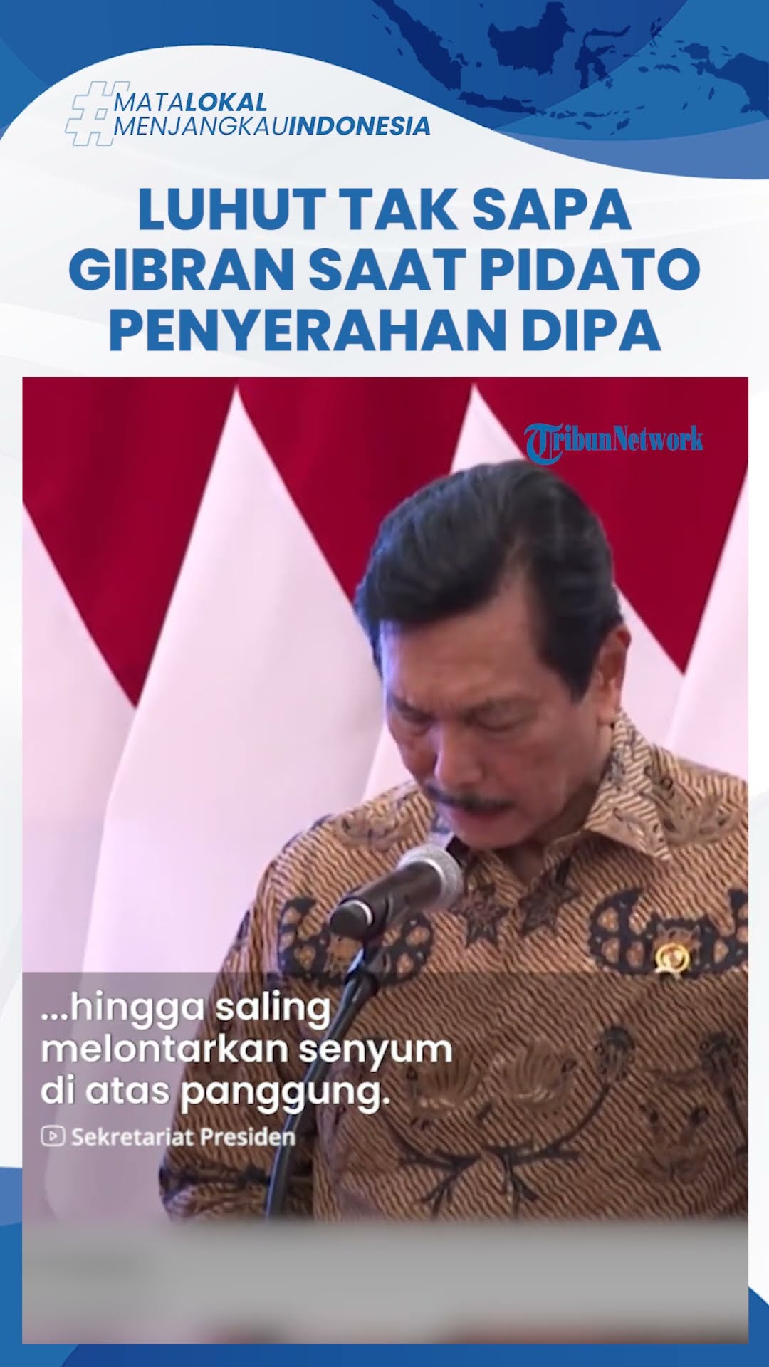 Luhut Tak Sapa Gibran saat Buka Pidato Penyerahan DIPA 2025, hanya Sebut Nama Prabowo dan Menteri