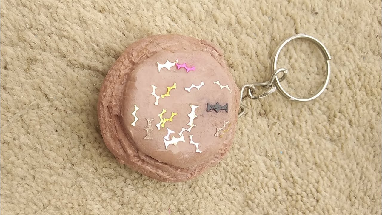 How to make a Keychain ||clay work||AMSmile 