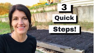 HOW TO START A NO DIG GARDEN FAST : Easy No-Dig Garden in Under 1/2 Hour