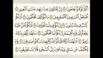 سورة القلم للشيخ المقرئ عبدالقادر العثمان ..