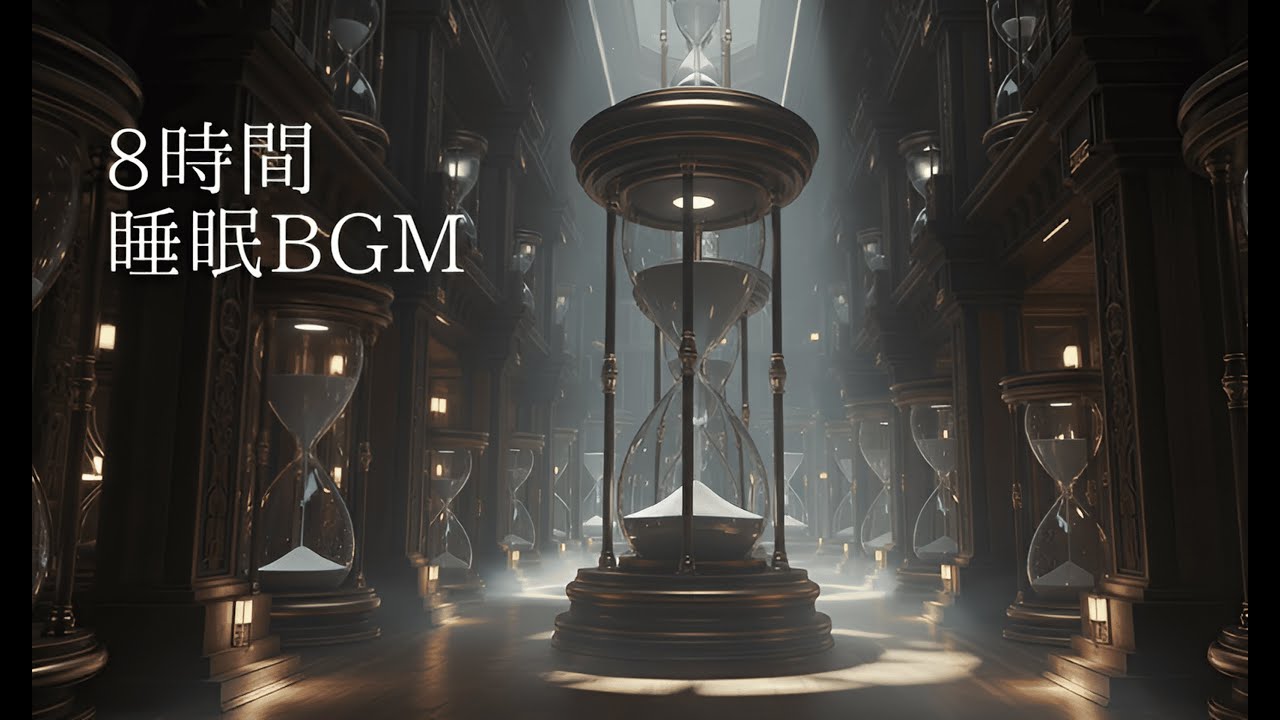【8時間】朝まで深い眠り – 静かな睡眠BGM | 不眠解消・主張しない音、何も起こらない