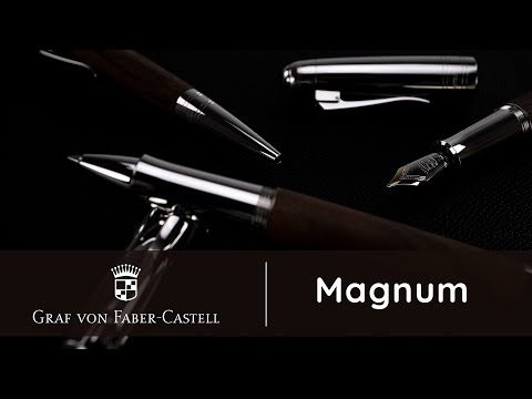 Graf Von Faber-Castell Magnum Fountain Pen, Walnut - Fine