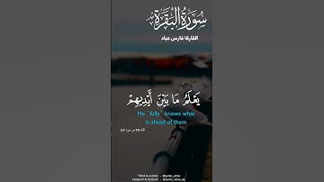 اية الكرسى فارس عباد #قران #سورة البقرة