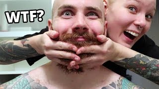 Girlfriend Cuts & Styles My Beard!