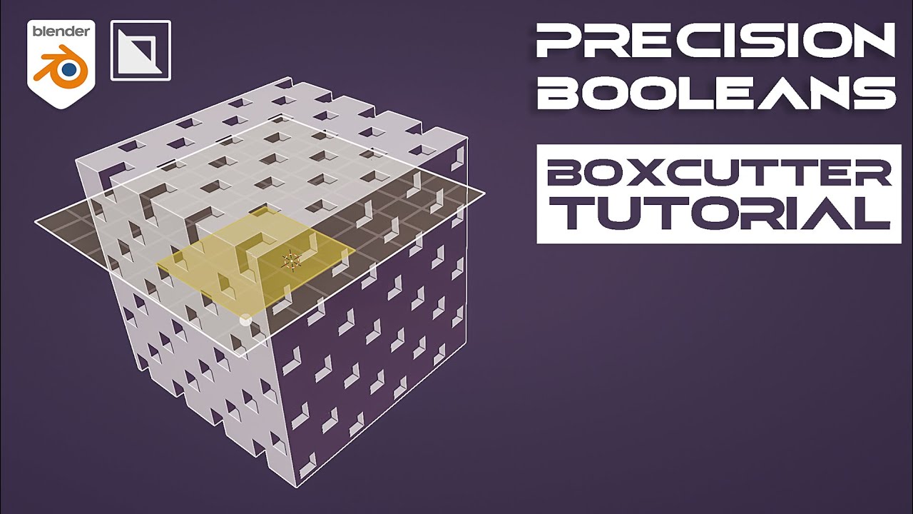 Boxcutter for Beginners!  Simple Exercise (Blender Tutorial