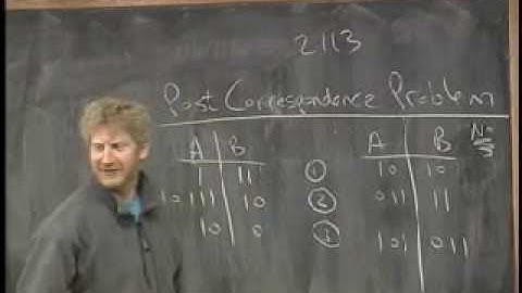 Lecture 10 - Undecidability and CFLs (Part 2/8)