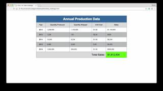 CTEC 122 - Table Challenge screenshot 4