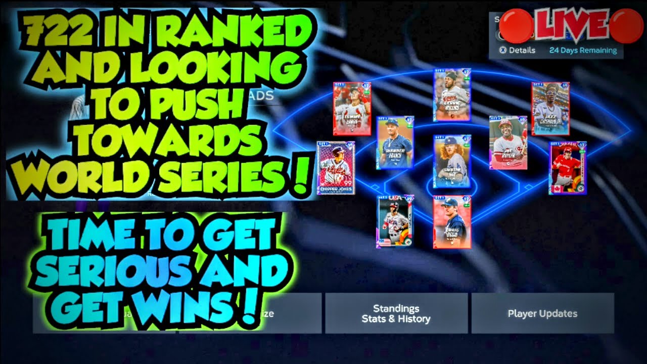🔴 LIVE 722 RATING IN RANKED SEASONS MLB THE SHOW 23 DIAMOND DYNASTY! LOOKING TO MAKE A WS PUSH 2 DAY