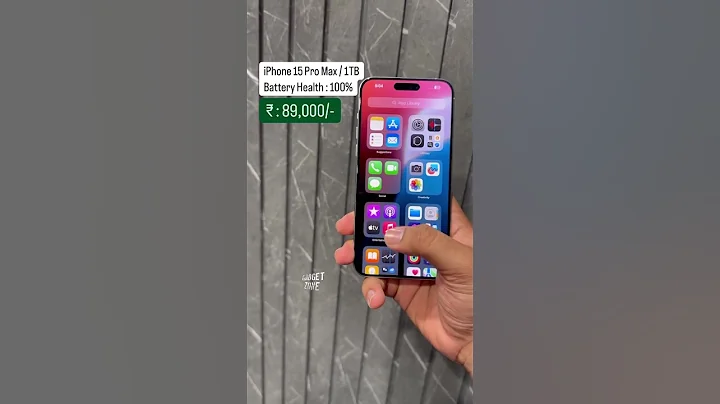 iPhone 15 Pro Max with 1TB storage at very lowest price #iPhone #GadgetZone #Mumbai