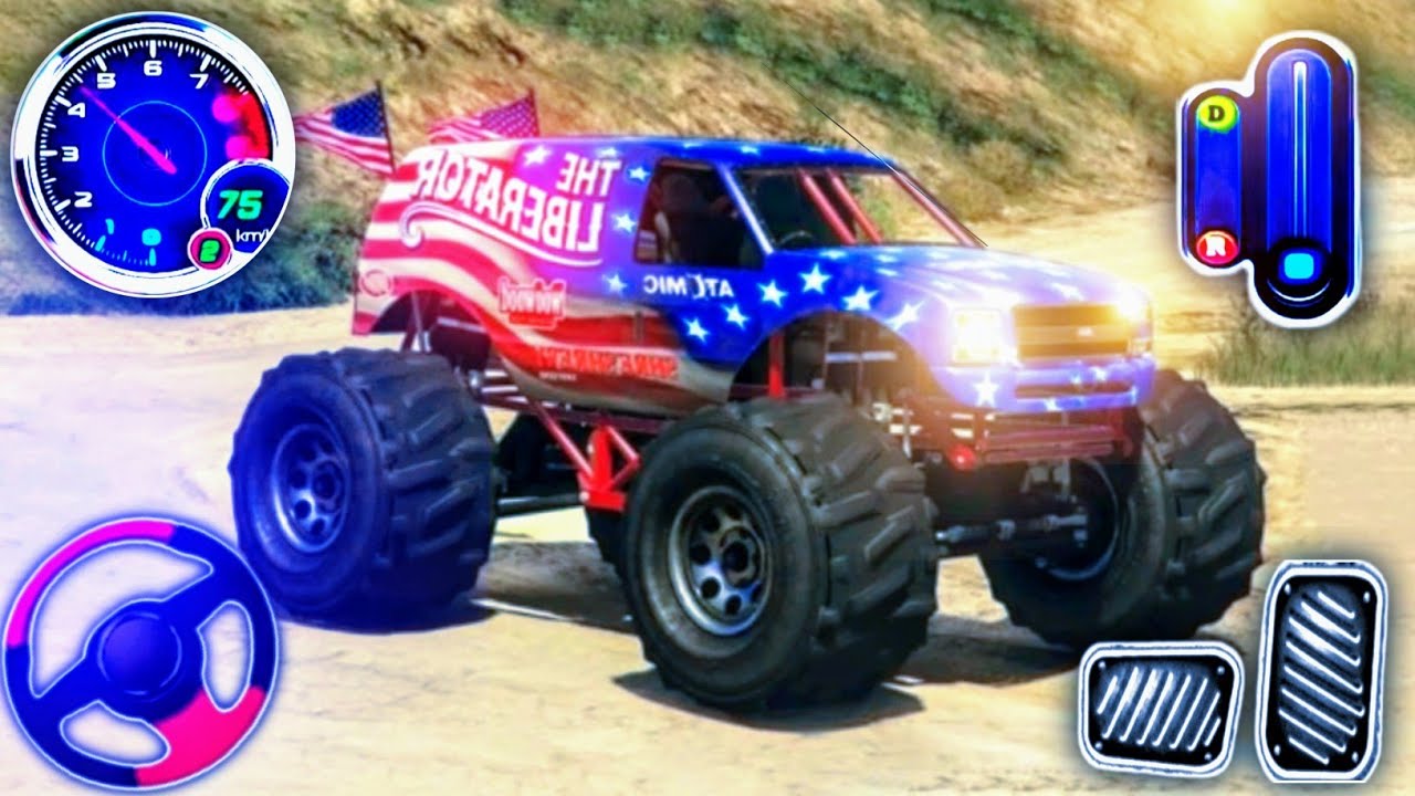 Игра про внедорожные грузовики-монстры - Игра про внедорожные грузовики Wala - Игры про внедорожн...