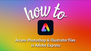 Celebrity 3 easy ways to access Photoshop and Illustrator files in Adobe Express Profile