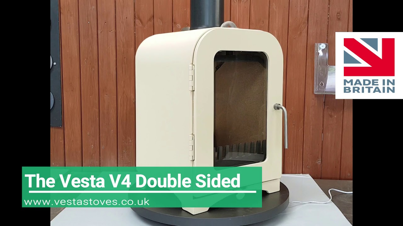 The Vesta V4 Double Sided Stove - YouTube