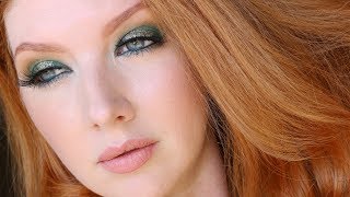 Green Smokey Glitter Drugstore Makeup Tutorial | St. Patrick's Day