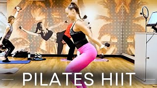 60-MIN PILATES HIIT WORKOUT WITH WEIGHTS | weight loss, core, balance, body toning / DailyYogaBliss