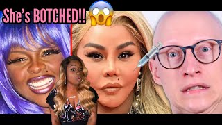 Lil Kim Plastic Surgeries - Surgeon Reacts | REACTION 😱💉
