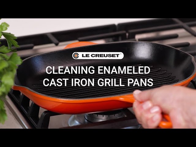 planer molekyle han How to Clean Le Creuset Grill Pans and Skillets - YouTube