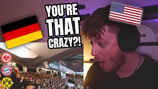 American Reacts to Football Fans USA vs Europe