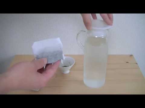 美味しい冷茶の作り方　茶葉とお水で簡単！
