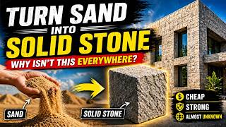 This Method Turns Sand Into Solid Stone Why Isnt This Everywhere?