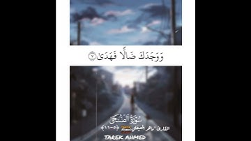 حالات واتس قرانيه للقارئ الشيخ ماهر المعيقلي سوره الضحى تلاوه خشعه