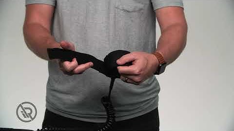 How To Attach Ankle Leash To Your Board | SUP Safety Measures