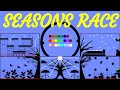 24 Marble Race EP. 19: Seasons Race (by Algodoo)