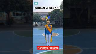 CODAN VS CEDAN bagusan yang mana?? #viral #paskibra #shorts #fyp