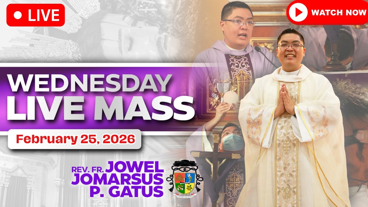 FILIPINO LIVE MASS TODAY ONLINE *FEBRUARY 25, 2026* FR. JOWEL JOMARSUS GATUS