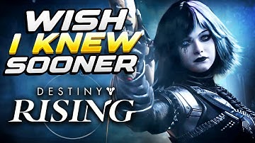 Destiny Rising: Things I Wish I Knew Before I Started Playing