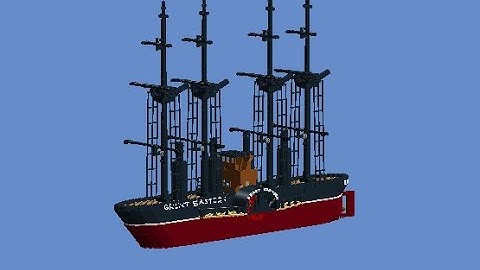 How To Build A Lego SS Great Eastern Paddle Steamer 3/3🇬🇧
