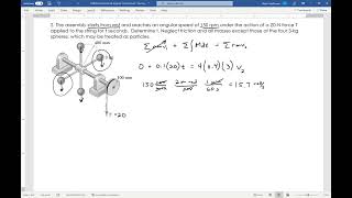Dynamics Angular Momentum Example 2 Wealth