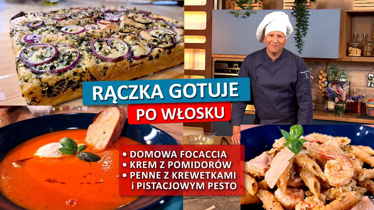 Państwo W Państwie Youtube Dzisiejszy Odcinek Raczka gotuje: domowa focaccia, zupa - krem z pomidorów oraz penne z